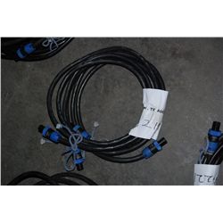 2 Short Speakon Cables