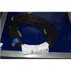 2 - 25' (Approx)  XLR to XLR Microphone Cables
