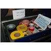 Image 1 : Drawer #1 Assorted Tape (Contents ONLY of Blue Work Flight Case #259)