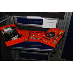 Drawer #2  Red Trays of Assorted Audio Adapters (Contents ONLY of Blue Work Flight Case #259)