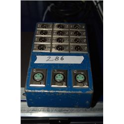 3 In x 12 Out XLR Juction Box