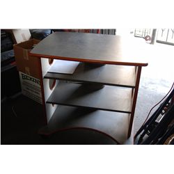 4 Shelf Computer Table