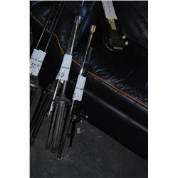 2 Microphone Boom Arms + 1 x 1" Mic Stand Center Stand