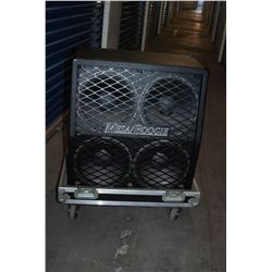 Mesa Boogie Half Back Speaker Cabinet - 4 x 12" EVM12L Black Shadows  w/Black Anvil Flight Case