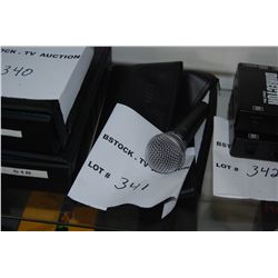 2 - Shure SM58 Microphones w/ Pouches