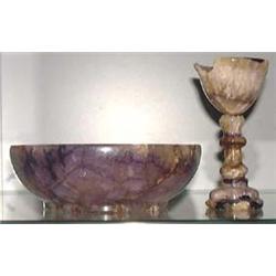 BLUEJOHN.  A  shallow  bowl,  diam 16.2cm; a