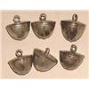 Image 1 : A German silver set of six buttons, C17th or