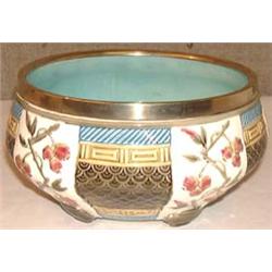 A  Wedgwood  majolica  salad  bowl,  C19th,