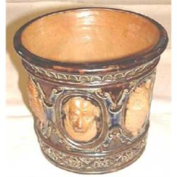 A  Doulton  Lambeth  stoneware  cache  pot,
