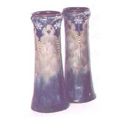 A  Royal  Doulton  stoneware pair of tall