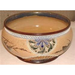 A  DOULTON  LAMBETH  STONEWARE  LARGE BOWL B