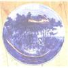 A  Maling  flow blue wall plate, printed wit