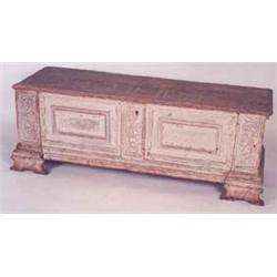 AN  ITALIAN  WALNUT AND PARQUETRY BANDED