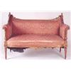 A LOUIS XVI STYLE GILTWOOD SMALL SALON SETTE