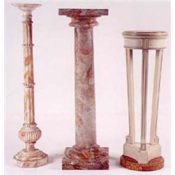 A  Victorian  alabaster  sculpture  pedestal