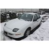 Image 1 : 1999 WHITE PONTIAC SUNFIRE 4 DOOR SDN