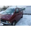 Image 1 : 1993 RED FORD AEROSTAR 4 DOOR CARGO VAN 98,140KM
