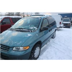 1998 BLUE PLYMOTH GRAND VOYAGER SE 4 DOOR VAN