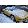 Image 2 : 1984 YELLOW CHEVROLET CORVETTE 2 DOOR COUPE