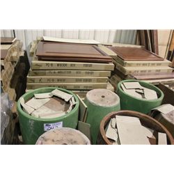 3 LARGE GLAZED PLANTER SETS