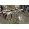 Image 1 : 4 CROME BAR STOOLS