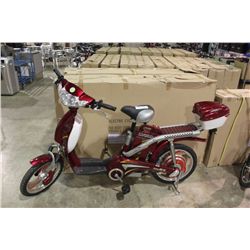 RED ELECTRIC LP00103 SCOOTER STYLE BICYLE