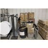 Image 1 : LARGE LOT OF HANGERS AND DISPLAY RACKING
