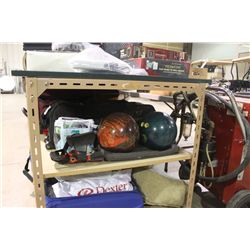 LOT OF BOWLING EQUIPMENT