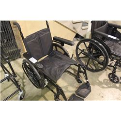 BLACK WHEELCHAIR
