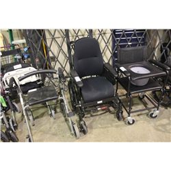 BLACK EZ-SHIFT WHEELCHAIR