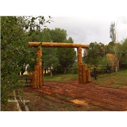 Custom Built Ranch Entrance