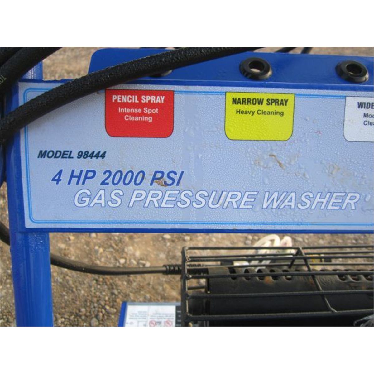 Pacific Hydrostar 98444 2,000 PSI Gas Pressure Washer