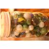 Image 2 : old jars of marbles