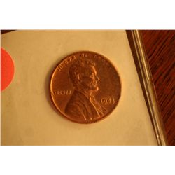 1943 copper dipped lincoln cent