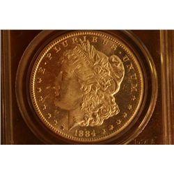 1884cc pcgs morgan silver dollar