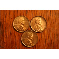 1936 p,d,s lincon cents