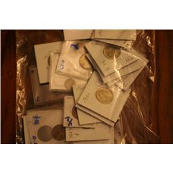 lot of 25 some pennys,nickels,dimes,etc