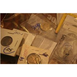 20 various buffalo and jefferson nickels