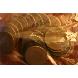 18 low grade flying eagle pennys