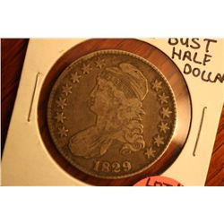 1829 bust half dollar