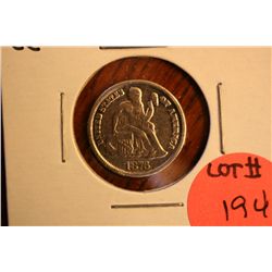 1876cc liberty seated dime