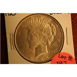 1923 peace dollar