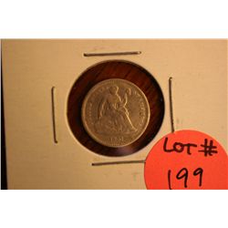 1861 liberty seated half dime