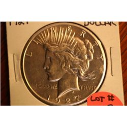 1927 peace dollar