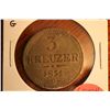 Image 1 : 1851-g austia 3 kreuzer