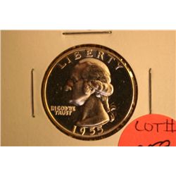 1955 washington quarter proof