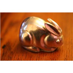 beautiful silver rabbitt
