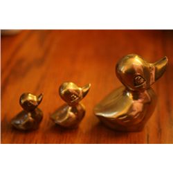 beautiful bronze ducks
