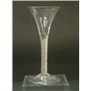 Image 1 : An 18th Century English wine glass, the drawn
