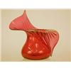 Image 1 : An early 20th Century cranberry glass "Jack-i